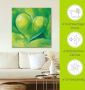 Artland Artprint op linnen Groen hart gespannen op een spieraam - Thumbnail 5