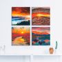 Artland Artprint op linnen Hemel Iconic Mesa Arch lotus zomer (4-delig) - Thumbnail 2