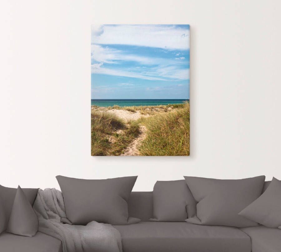 Artland Artprint op linnen In de duinen van Denemarken I