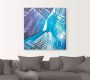 Artland Artprint op linnen Keulen Skyline abstracte collage 11 - Thumbnail 3