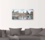 Artland Artprint op linnen Keulen Skyline abstracte collage 20 - Thumbnail 3