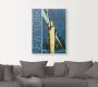 Artland Artprint op linnen New York vintage reisaffiche - Thumbnail 2