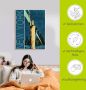 Artland Artprint op linnen New York vintage reisaffiche - Thumbnail 6