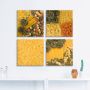 Artland Artprint op linnen Noedels I tot IV set van 4 verschillende maten (4-delig) - Thumbnail 2