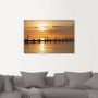 Artland Artprint op linnen Ochtend idylle aan het Oostzeestrand - Thumbnail 2