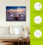 Artland Artprint op linnen Strandstoelen aan de Oostzee - Thumbnail 4