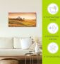 Artland Artprint op linnen Toscaans landschap met klaprozen - Thumbnail 5