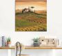 Artland Artprint op linnen Toscaans landschap met klaprozen I - Thumbnail 4