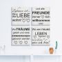 Artland Artprint op linnen Waar de liefde woont 1-4 set van 4 verschillende maten (4-delig) - Thumbnail 2