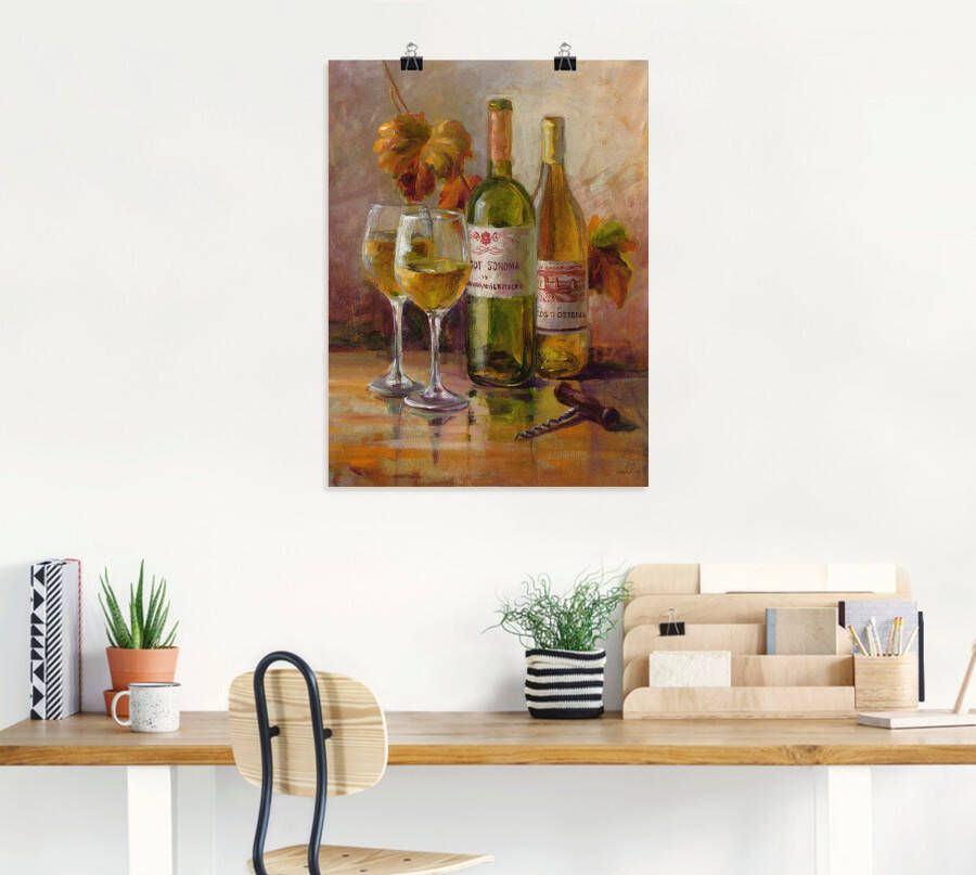 Artland Artprint Open wijn II als artprint op linnen poster in verschillende formaten maten - Foto 3
