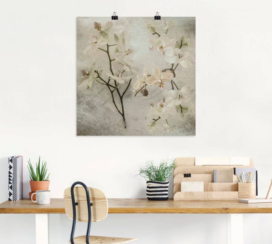 Artland Artprint Orchideeën als artprint op linnen poster muursticker in verschillende maten