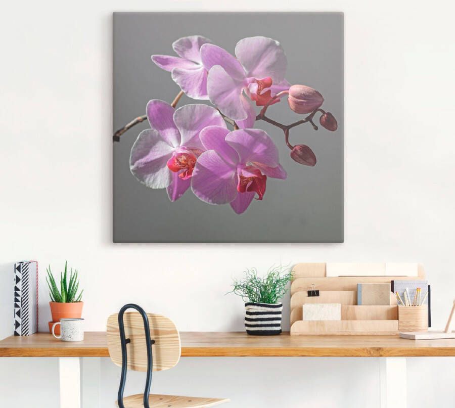 Artland Artprint Orchideeën Droom als artprint op linnen muursticker in verschillende maten