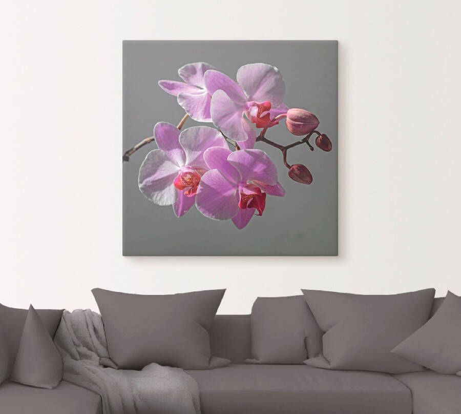 Artland Artprint Orchideeën Droom als artprint op linnen muursticker in verschillende maten