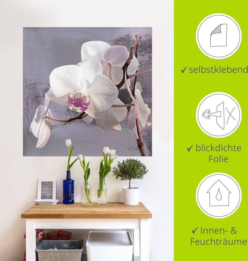 Artland Artprint Orchideeën voor violet I als artprint van aluminium artprint voor buiten artprint op linnen poster muursticker