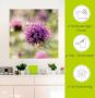 Artland Artprint Paars Bloem in tegenlicht als artprint op linnen muursticker in verschillende maten - Thumbnail 4