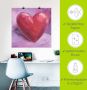 Artland Artprint Paars Hart als artprint op linnen poster in verschillende formaten maten - Thumbnail 5