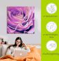 Artland Artprint Paars Roos als artprint op linnen poster in verschillende formaten maten - Thumbnail 5