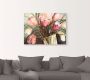 Artland Artprint Paars Tulpen in vaas als artprint op linnen poster muursticker in verschillende maten - Thumbnail 2