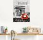 Artland Artprint Parijs Café au lait als artprint van aluminium artprint voor buiten artprint op linnen poster muursticker - Thumbnail 4