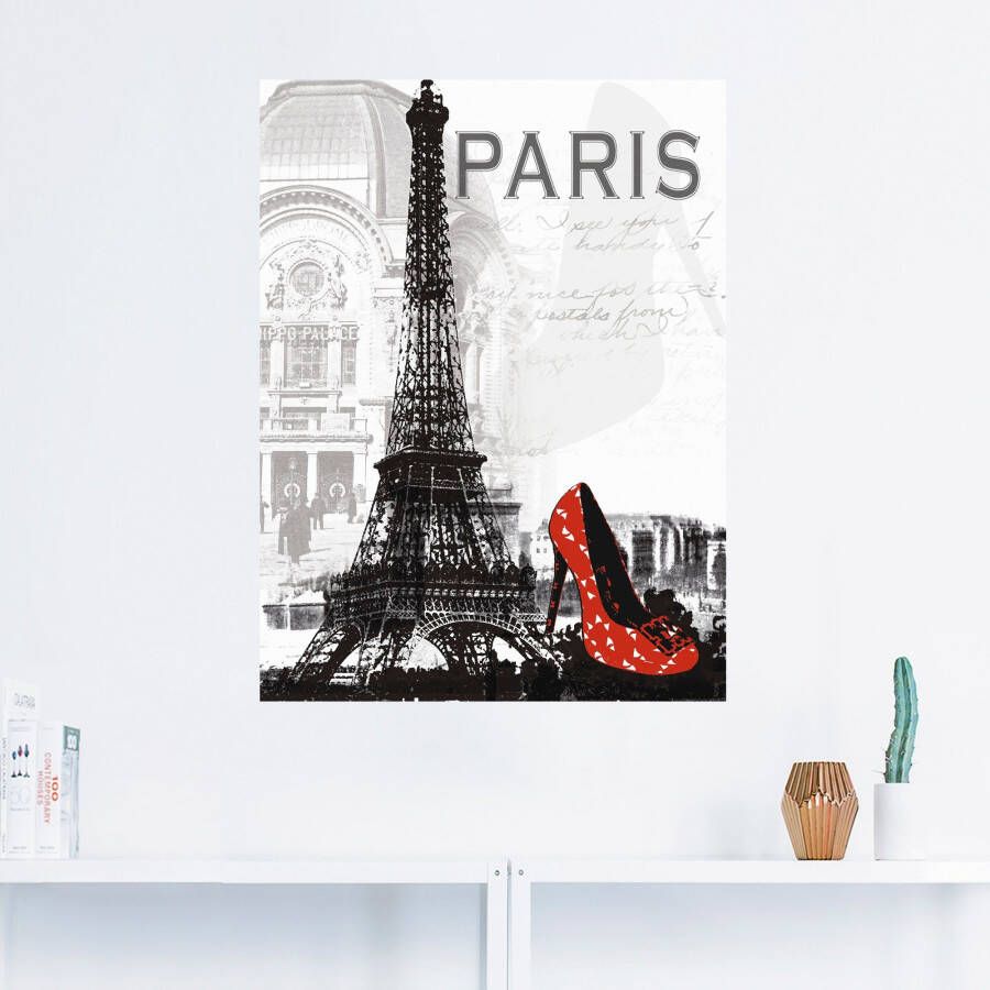 Artland Artprint Parijs chic als artprint van aluminium artprint voor buiten artprint op linnen poster muursticker