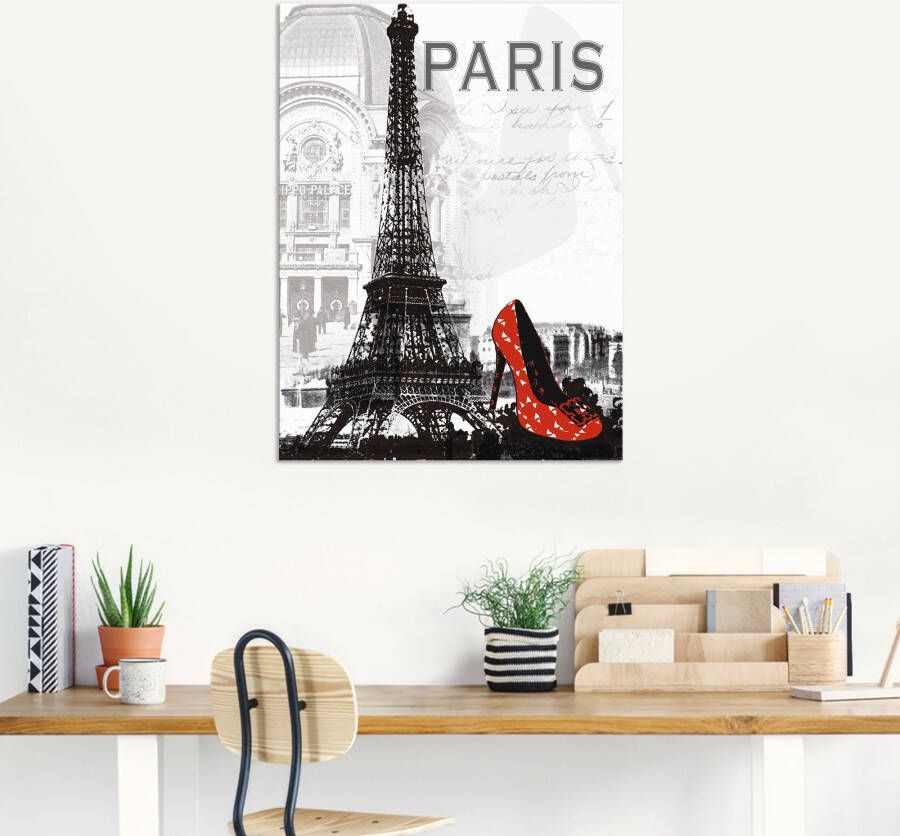 Artland Artprint Parijs chic als artprint van aluminium artprint voor buiten artprint op linnen poster muursticker