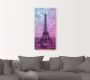 Artland Artprint Parijs Eiffeltoren paars blauw als artprint van aluminium artprint voor buiten artprint op linnen in verschillende maten - Thumbnail 3