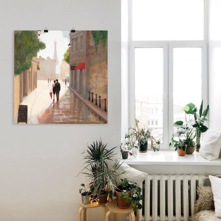 Artland Artprint Parijs Romance I als artprint op linnen poster muursticker in verschillende maten