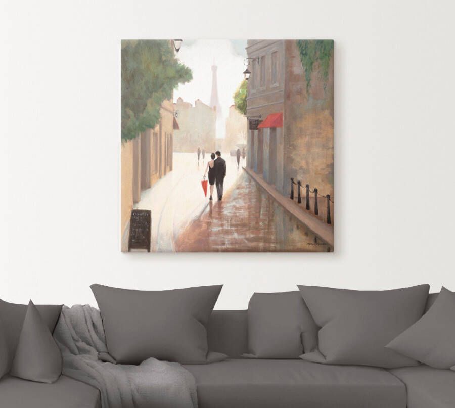 Artland Artprint Parijs Romance I als artprint op linnen poster muursticker in verschillende maten