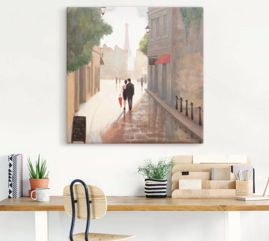 Artland Artprint Parijs Romance I als artprint op linnen poster muursticker in verschillende maten