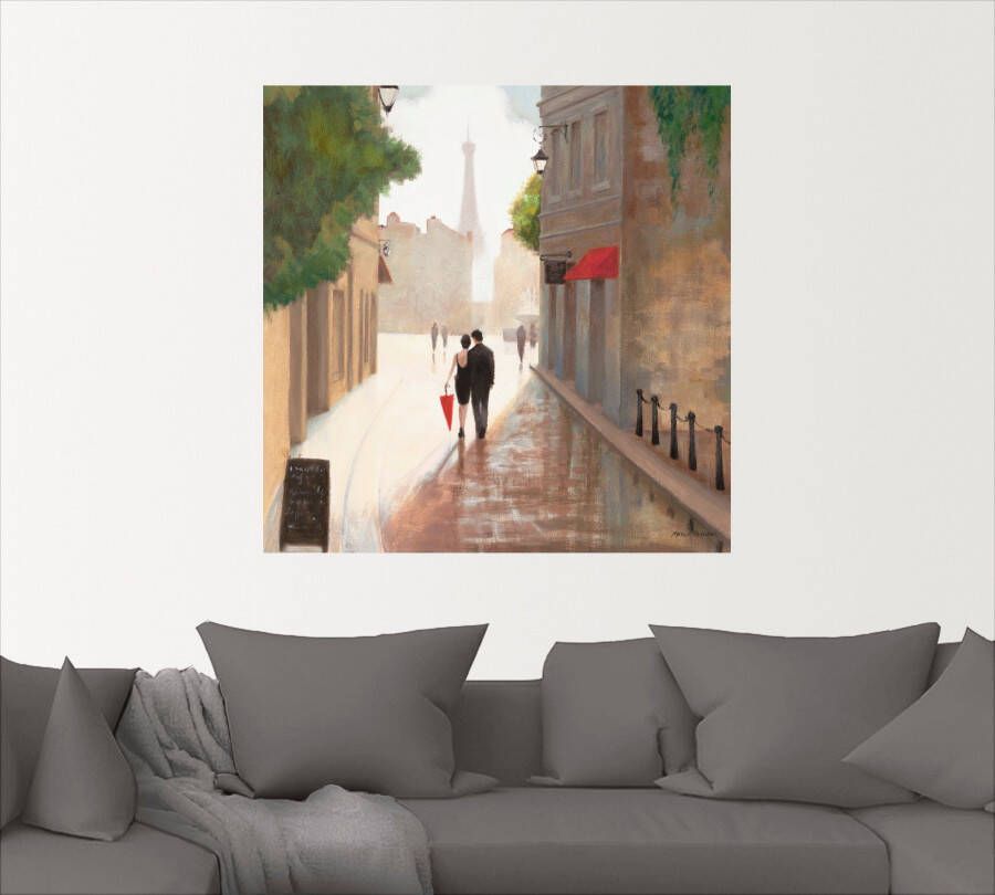 Artland Artprint Parijs Romance I als artprint op linnen poster muursticker in verschillende maten