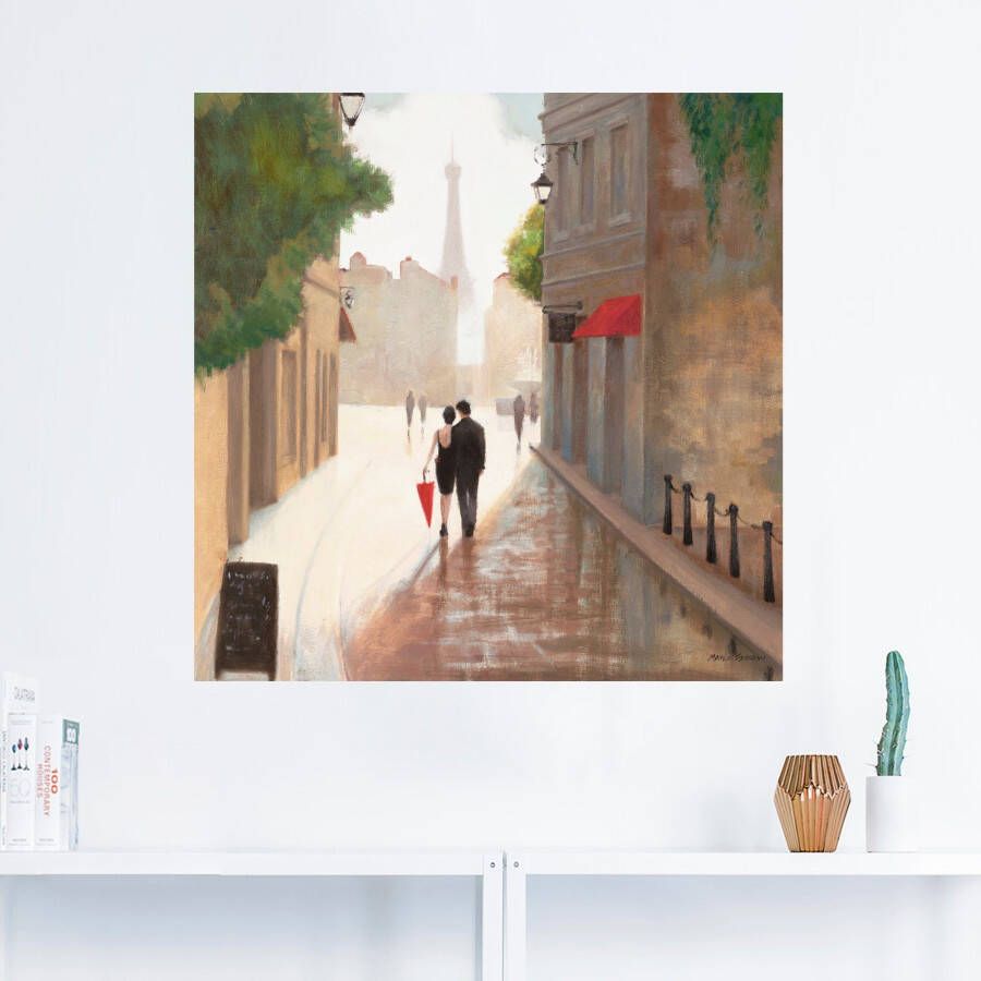 Artland Artprint Parijs Romance I als artprint op linnen poster muursticker in verschillende maten