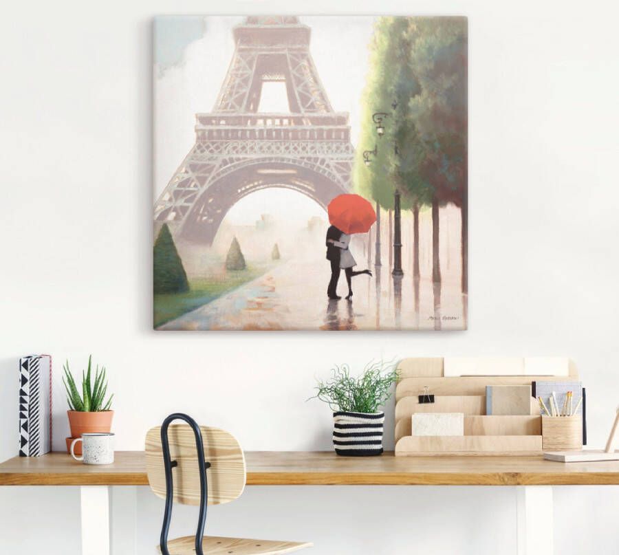 Artland Artprint Parijs Romance II als artprint op linnen poster muursticker in verschillende maten