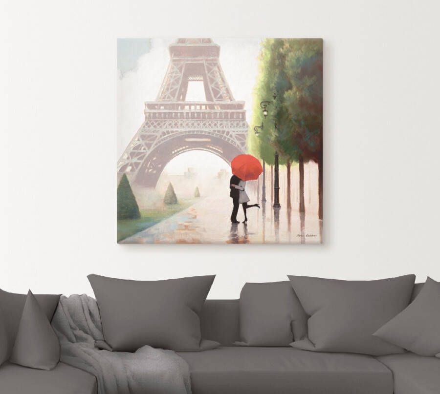 Artland Artprint Parijs Romance II als artprint op linnen poster muursticker in verschillende maten