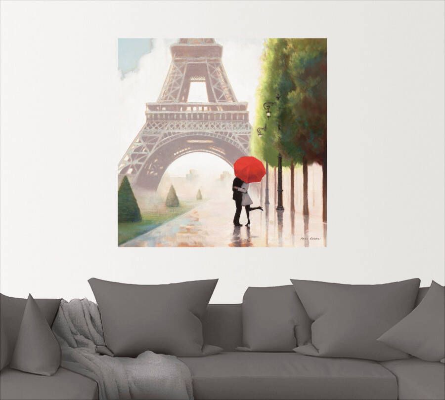 Artland Artprint Parijs Romance II als artprint op linnen poster muursticker in verschillende maten