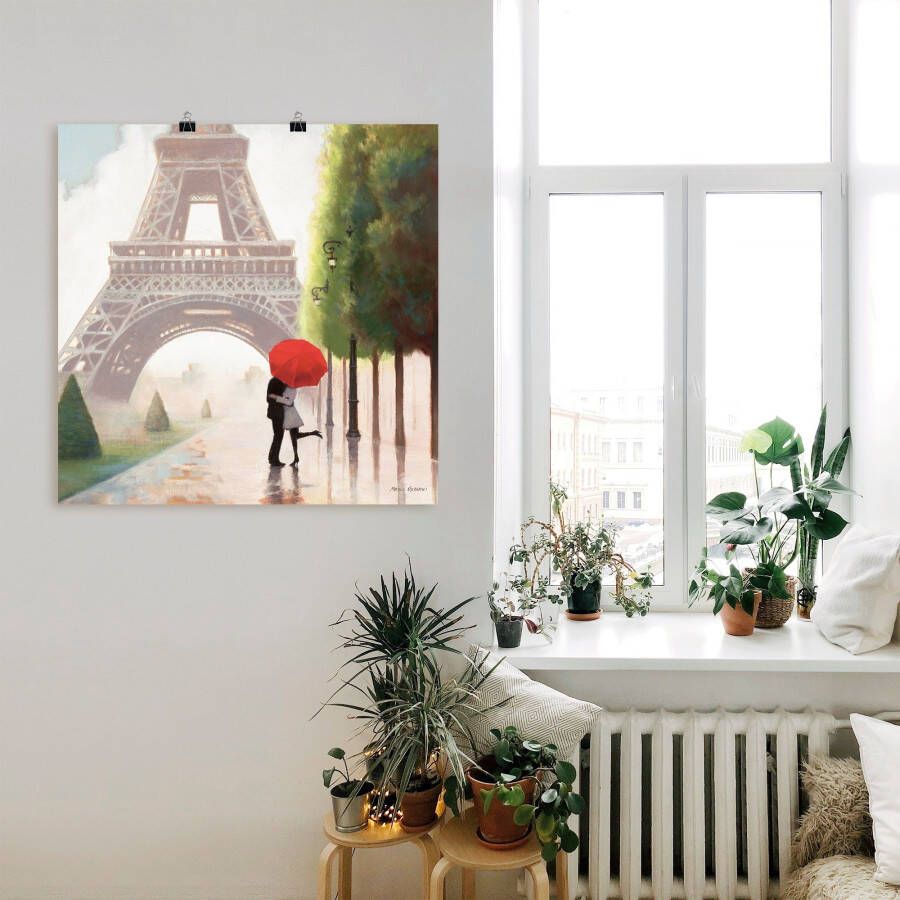 Artland Artprint Parijs Romance II als artprint op linnen poster muursticker in verschillende maten