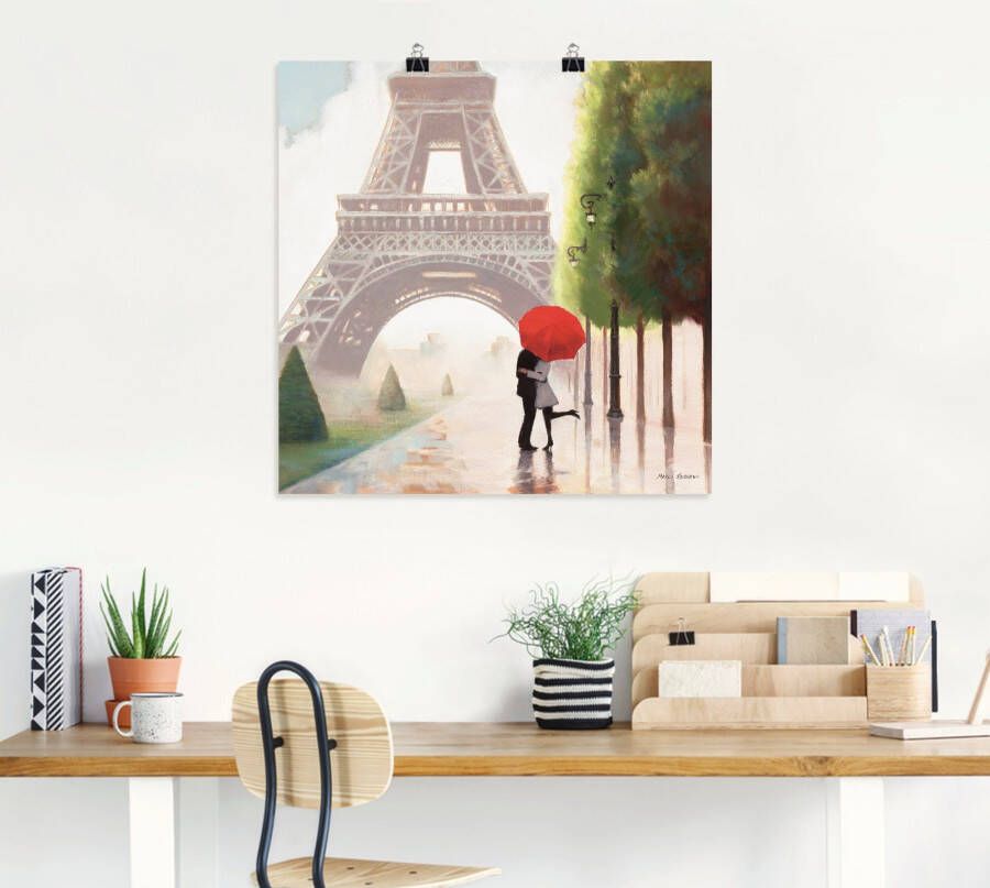 Artland Artprint Parijs Romance II als artprint op linnen poster muursticker in verschillende maten