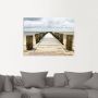 Artland Artprint Pier in Watt als artprint van aluminium artprint voor buiten artprint op linnen poster in verschillende maten. maten - Thumbnail 4