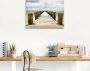 Artland Artprint Pier in Watt als artprint van aluminium artprint voor buiten artprint op linnen poster in verschillende maten. maten - Thumbnail 2