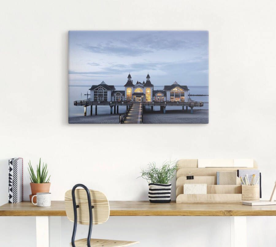 Artland Artprint Pier Sellin als artprint van aluminium artprint voor buiten artprint op linnen in verschillende maten