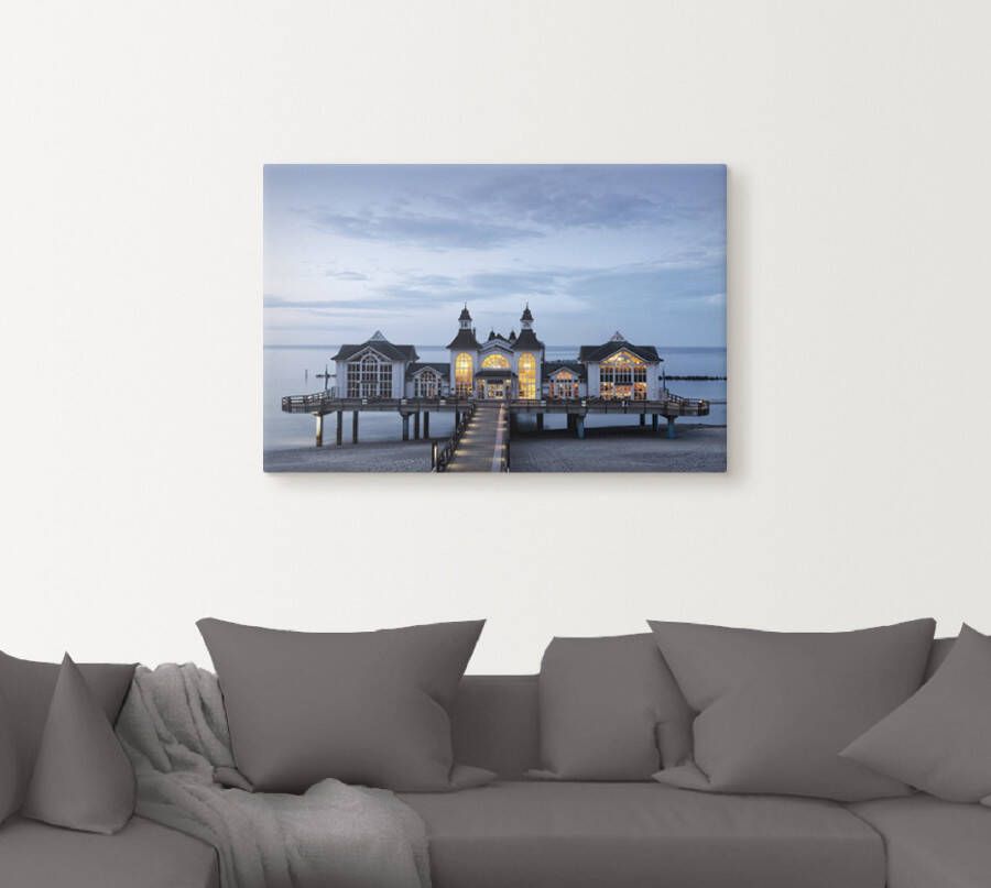 Artland Artprint Pier Sellin als artprint van aluminium artprint voor buiten artprint op linnen in verschillende maten