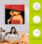 Artland Artprint Pin-upgirl onder rode paraplu als artprint van aluminium artprint voor buiten artprint op linnen in verschillende maten - Thumbnail 5