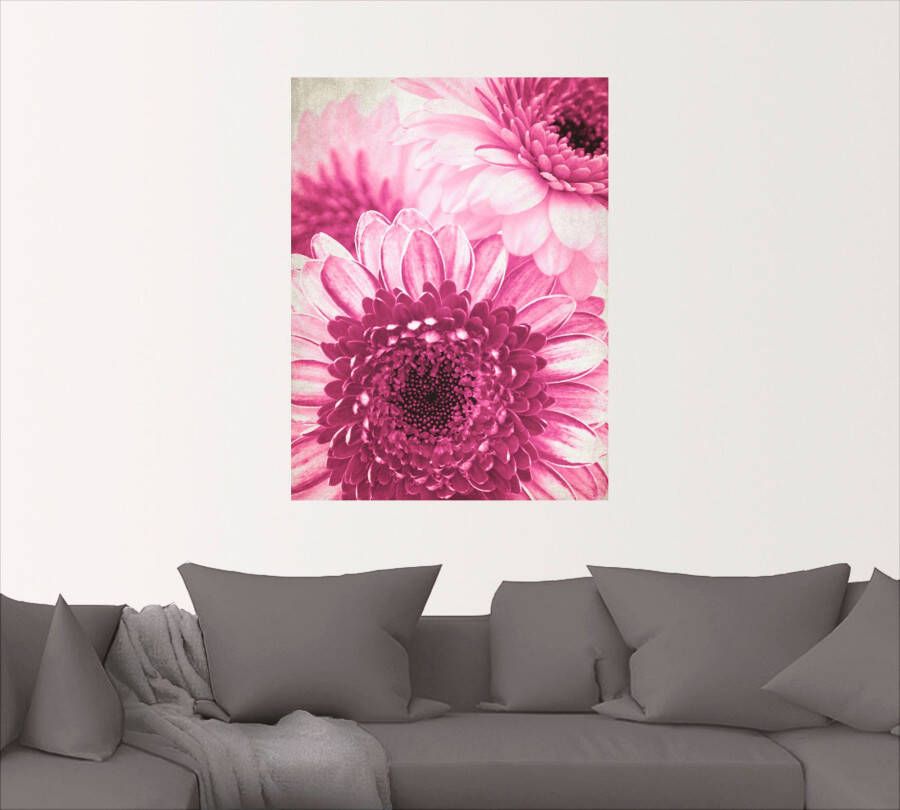 Artland Wandfolie Pinkkleurige gerbera - Foto 3