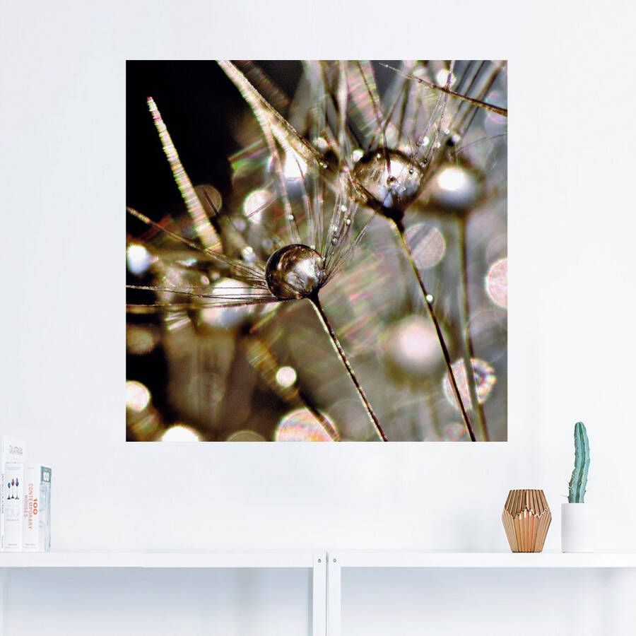 Artland Artprint Pluizenbol abstract als artprint op linnen poster muursticker in verschillende maten