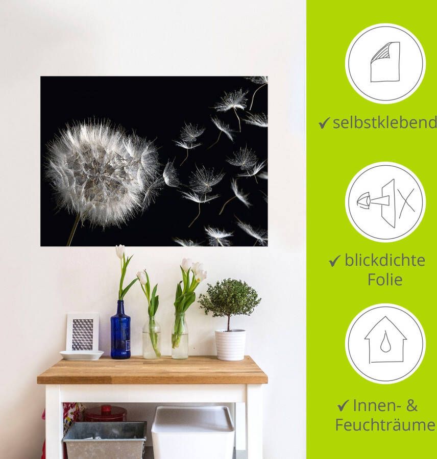 Artland Artprint Pluizenbol als artprint van aluminium artprint voor buiten artprint op linnen poster muursticker