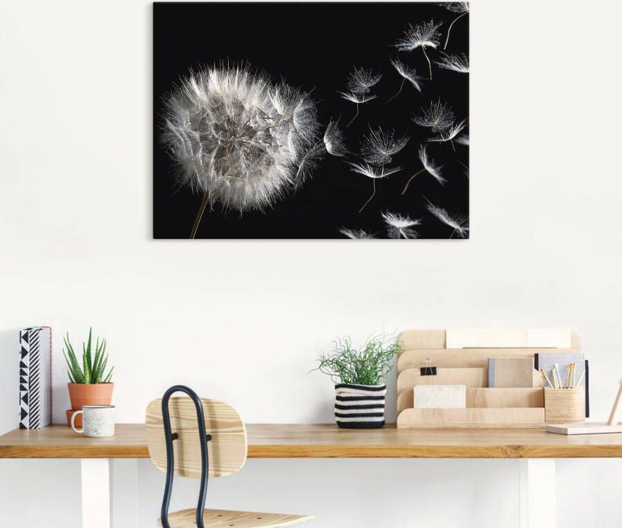 Artland Artprint Pluizenbol als artprint van aluminium artprint voor buiten artprint op linnen poster muursticker