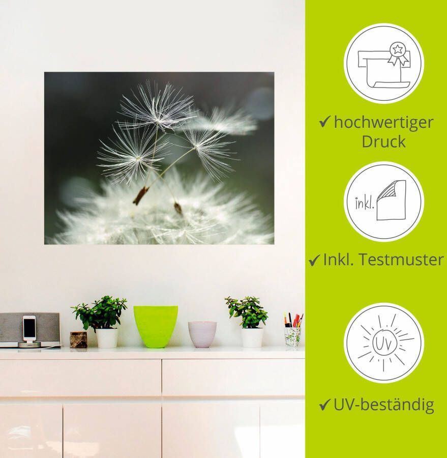 Artland Artprint Pluizenbol Facility als artprint van aluminium artprint voor buiten artprint op linnen poster muursticker