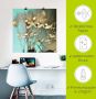 Artland Artprint Pluizenbol glanzend goud als artprint van aluminium artprint voor buiten artprint op linnen poster muursticker - Thumbnail 4