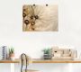 Artland Artprint Pluizenbol gouden druppels als artprint van aluminium artprint voor buiten artprint op linnen poster muursticker - Thumbnail 3