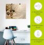 Artland Artprint Pluizenbol gouden druppels als artprint van aluminium artprint voor buiten artprint op linnen poster muursticker - Thumbnail 4