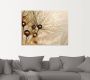 Artland Artprint Pluizenbol gouden druppels als artprint van aluminium artprint voor buiten artprint op linnen poster muursticker - Thumbnail 3